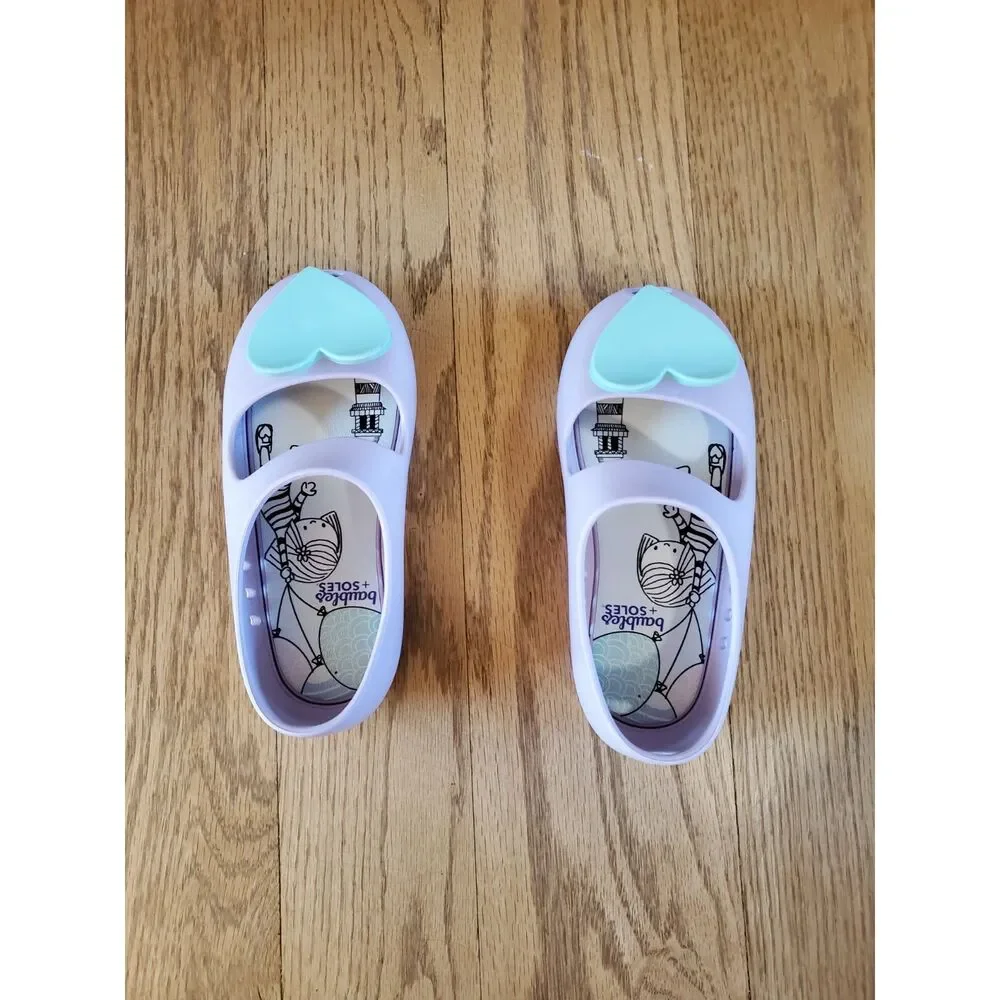 baubles + soles Girls 10 Kaia in Heather Shoes GUC
